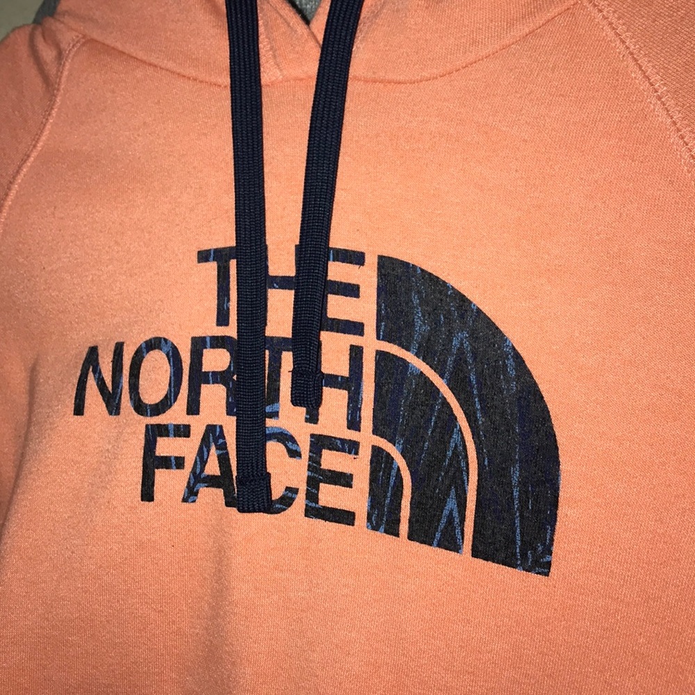 The North Face coral hoodie